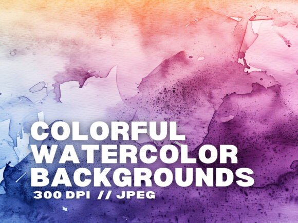 10 Colorful Watercolor Backgrounds: Elevate Your Creative Projects with Artistic Flair