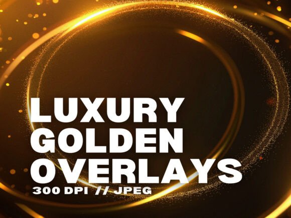 15 Luxury Golden Overlays