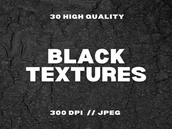 30 Black Textures: A Dark and Daring Design Resource