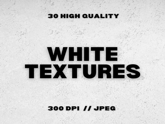 30 White Textures Pack