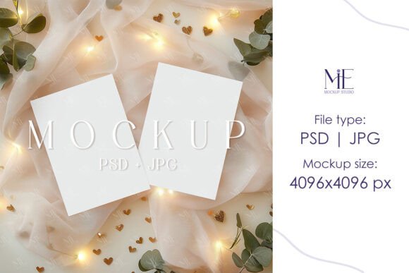 5x7 Card Mockup, Invitation Card Mockup: A Versatile Tool for Creative Professionals