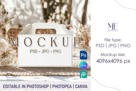 Gable Box Mockup, Gift Gable Box Label: A Creative Solution for Designers and Businesses