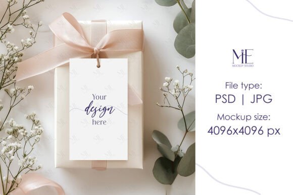 Gift Tag Mockup, Wedding Tag Mock Up PSD: A Creative Tool for Designers and Businesses
