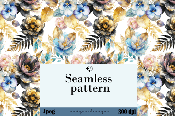 Seamless Pattern Watercolor Flower: A Strategic Design Tool for Modern Creatives